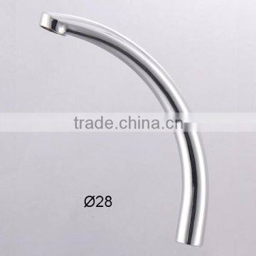 28MM Diameter Kitchen Faucet Pipe, Brass / S.S Material Faucet Spout, J Shape