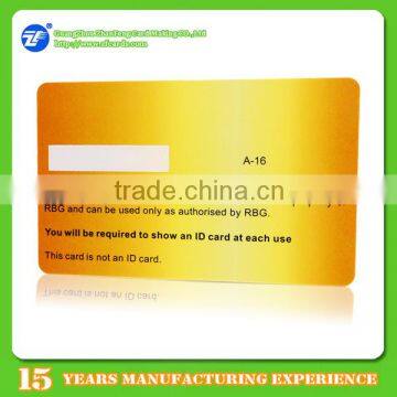 Customize PVC Plastic Business Vip Card With Blank Signature photo-2