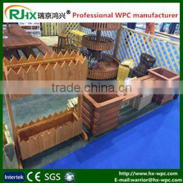 WPC Flower Box Made of Eco-friendly WPC Material for Outdoor Usage