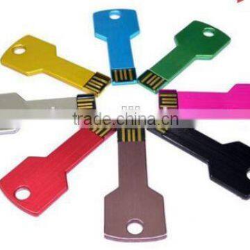 key shape usb pen drive metal key shape usb memory stick hot sell usb pen drive with hight quality