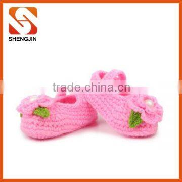 Good Quality Cheap Soft Crochet Baby Shoes Free photo-4