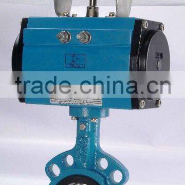 Wafer Butterfly Valve with Actuator