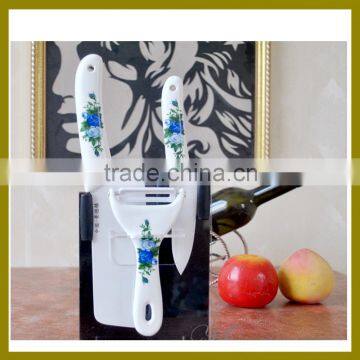 pretty New Design blue and white Ceramic Handle Dining Knives for kitchenware