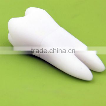 Customized 3D PVC Tooth Shaped Custom USB Flash Drive