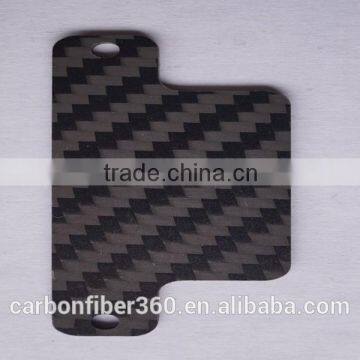 3k glossy twil weave carbon fiber sheet, carbon fiber parts for UAV