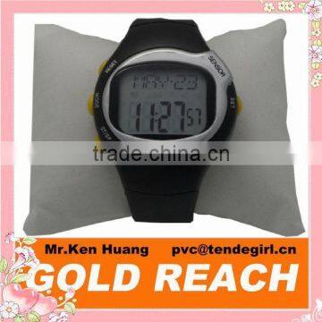 Black Sport Calorie Counter Monitor Watch