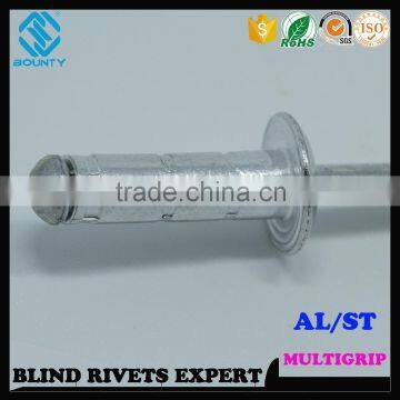 HIGH QUALITY FACTORY DOME HEAD ALUMINUM STEEL MULTI-GRIP POP RIVETS photo-3