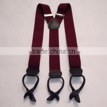 Button-end Elastic Suspenders