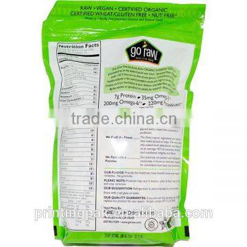 Custom Wholesale Aluminum Foil Chia Seed Packaging Bag With Ziplock Supplier's Choice photo-3