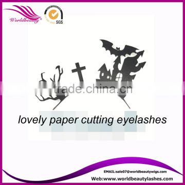 OEM water proof Christmas fake paper eye lash