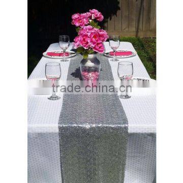 wholesale champagne shiny sequin table runner                        
                                                Quality Choice