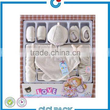 Handmade custom baby clothes packaging paper box luxury clothing packaging box