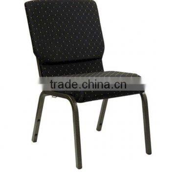 Black Color Church Chair