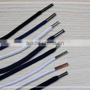 2016 Hot Selling Round Colored Metal Aglet Shoelaces