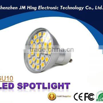 Solar battery 4.5w GU10 led spot light 5050 2 years warranty