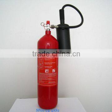 CE & EN3 approved 5kg alloy steel CO2 fire extinguisher