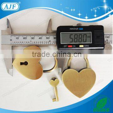AJF Hot Selling Chinese Antique Heart Padlock Vintage Heart Lock photo-4