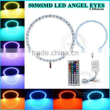 60mm/80mm/100mm/120mm RGB Led Angel Eyes for E46 E39 E38 E36 rgb 5050 remote control led angel eyes