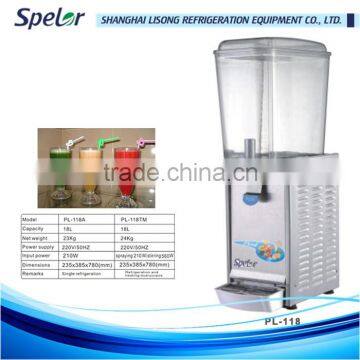 Elegant appearance heating juice dispenser