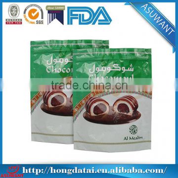 custom printing stand up pouch with zipper for chocolate packaging                        
                                                                                Supplier's Choice