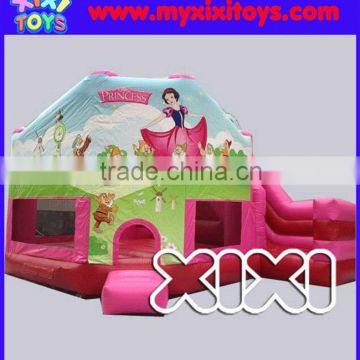 0.55mm PVC Inflatable Bouncer With Slide Combo For Girls