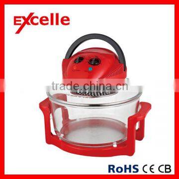 Red 12-quart convection oven for meat