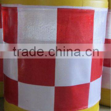 plastic traffic warning marking barrel