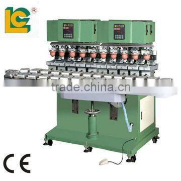 China 10-color professional tampo printing machine LC-SPM10-150/30L