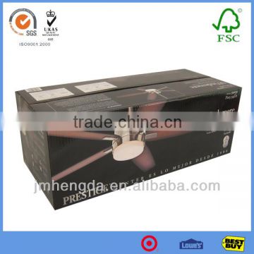 Offset Printing Fan Packaging Double Wall Cardboard Boxes For Sale