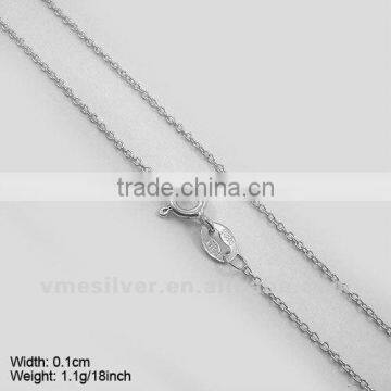 Sterling Silver Chain, Silver 0.25 Rolo Chain (JZSZ-015)