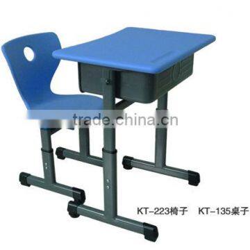 2014 Hot sale ergonomic student desk and chair set