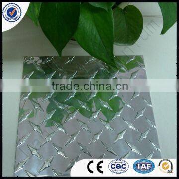 Hot sale Hot/Cold Rolled Aluminium Tread Embossed Plate 5 bars /3 bars /1 bar