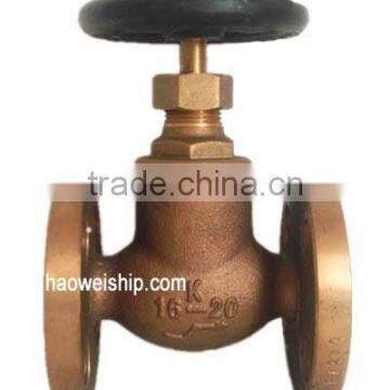 JIS dn15-65 mm Marine Bronze Globe Valve F7303