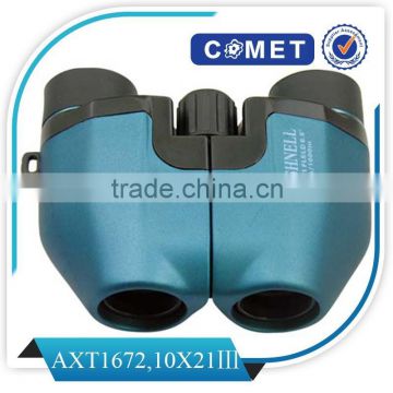 China hot selling 10x21 used binoculars,russian binoculars,rubber binoculars