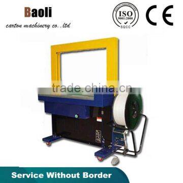 automatic pp strapping machine for carton box/high platform