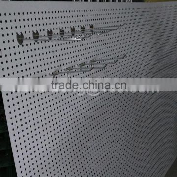 Display perforated sheet for canton fair or supermaket shelves