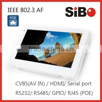 Mini 7 Inch In Wall Flush Industrial POE Android Tablet PC