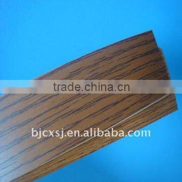 Iran popular selling Grade A quality 2*19mm wood grain pvc edge banding taps for furniture