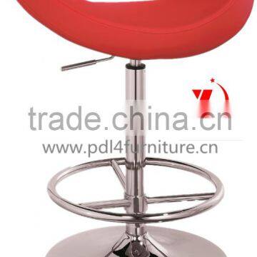 Soft Round PU chair base with height adjustment