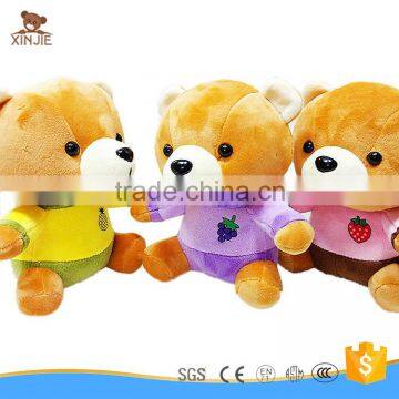 OEM Plush Brown Teddy Bear With T-shirt Good Quality Plush Teddy Bear Factory photo-3