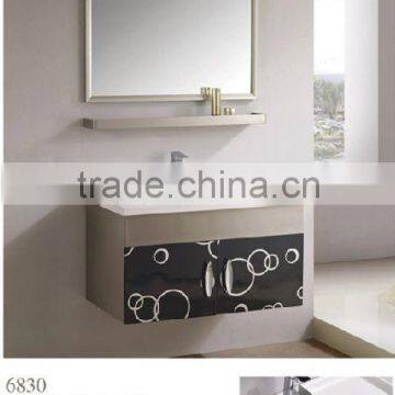 6830 Ceramic Counter top Cabinet Basin basin Bathroom Sink Small density corrosion resistance Stainless steel Cabinet