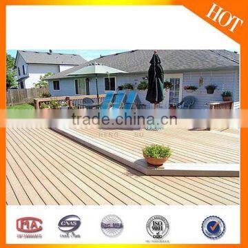 Sanding Surface Treatment Fire Resistant WPC Hollow Decking