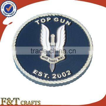 Personalized anti war sward wing cheap custom coins