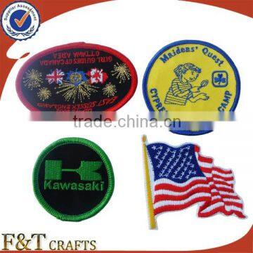 Custom iron on brand / logo patch embroidery for clothes / sleeve                        
                                                Quality Choice