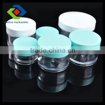 5ml/10ml/15ml/20ml/30ml/50ml/100ml thick wall high clear PETG jar for cosmetic packaging