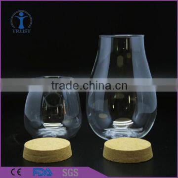 decoration sets of 2 glass container with lid