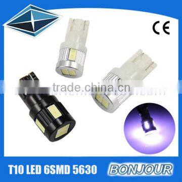 high bright 6smd 5630 t10 led bulb