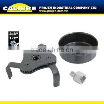CALIBRE 3/8" & 1/2" Dr 30pcs Big Size Oil Filter Wrench Cup Type