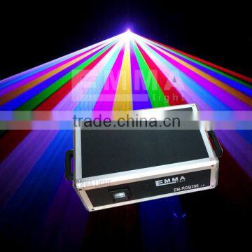 Professional dj equipment 4w-6w RGYB Red+Green+Yellow+Blue+white+pink Laser Light Projector stage laser show system