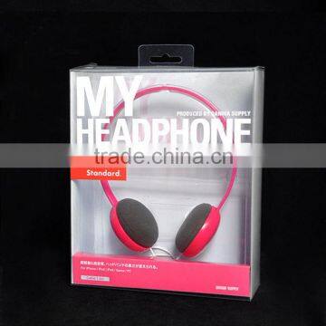 custom printing tuck top plastic package box for headphone